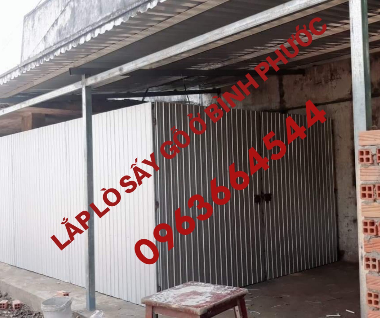 Thi công lò sấy gỗ, giá lò sấy gỗ công nghiệp 0963664544