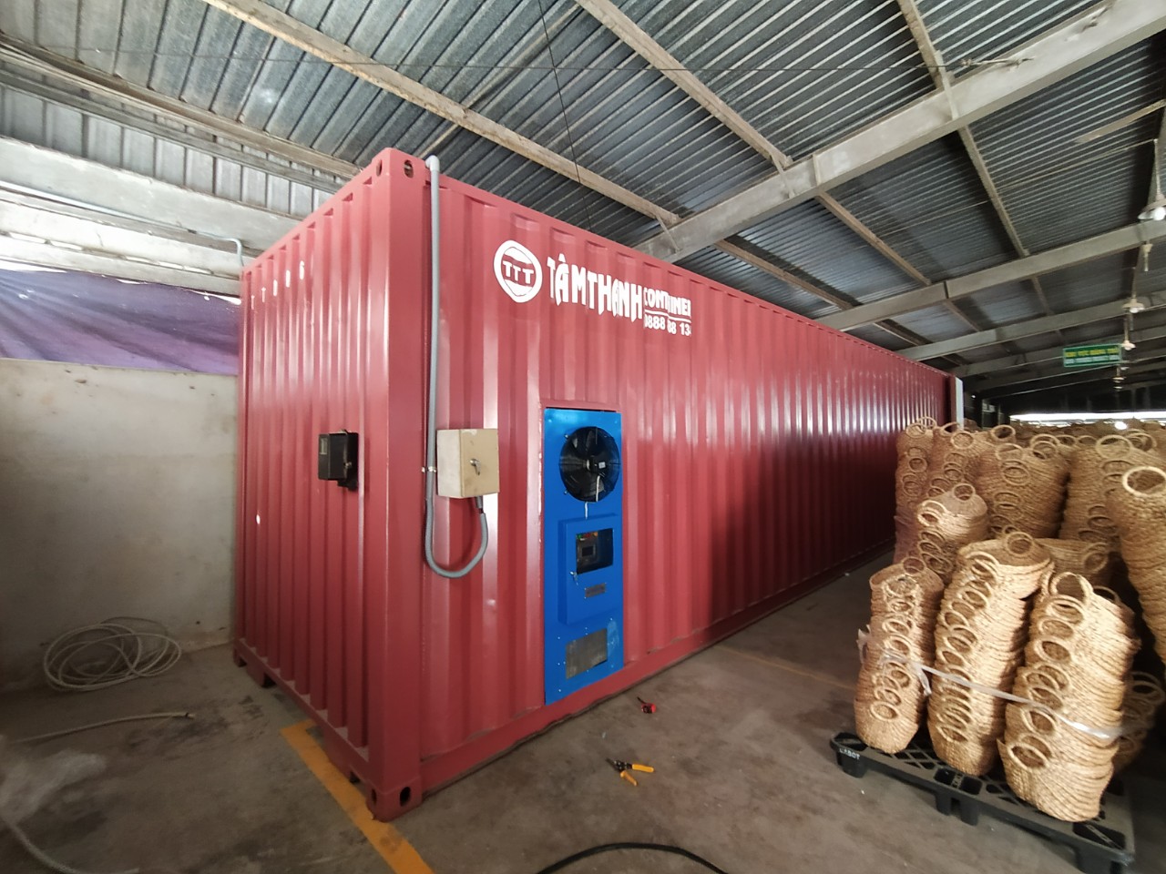 Lò sấy gỗ bằng điện