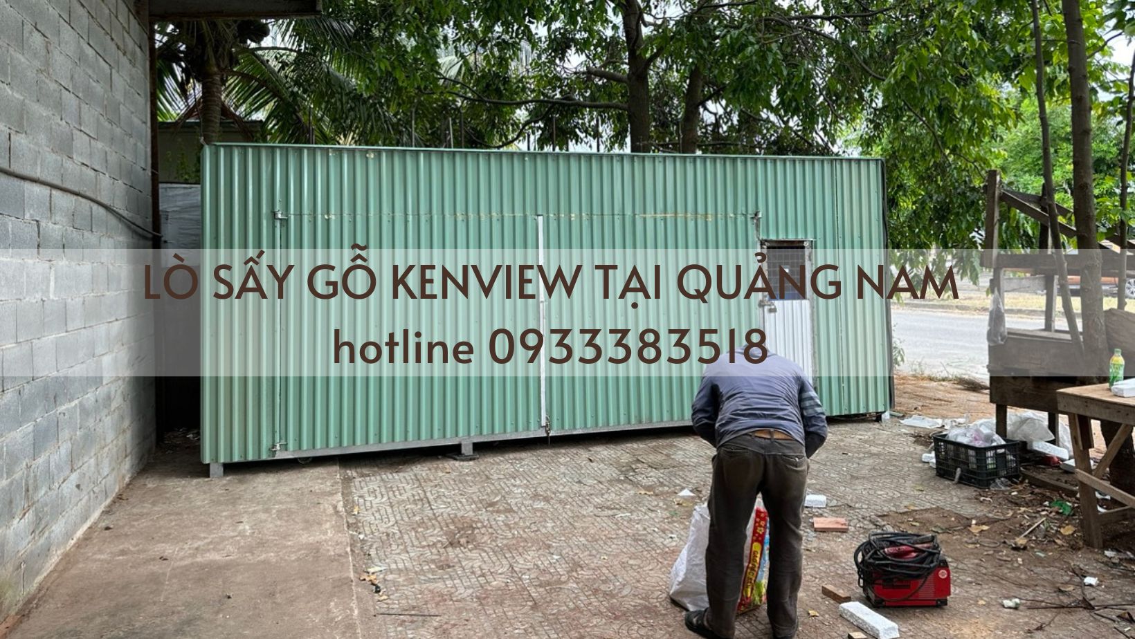 Lò sấy gỗ kenview tại Quảng Nam